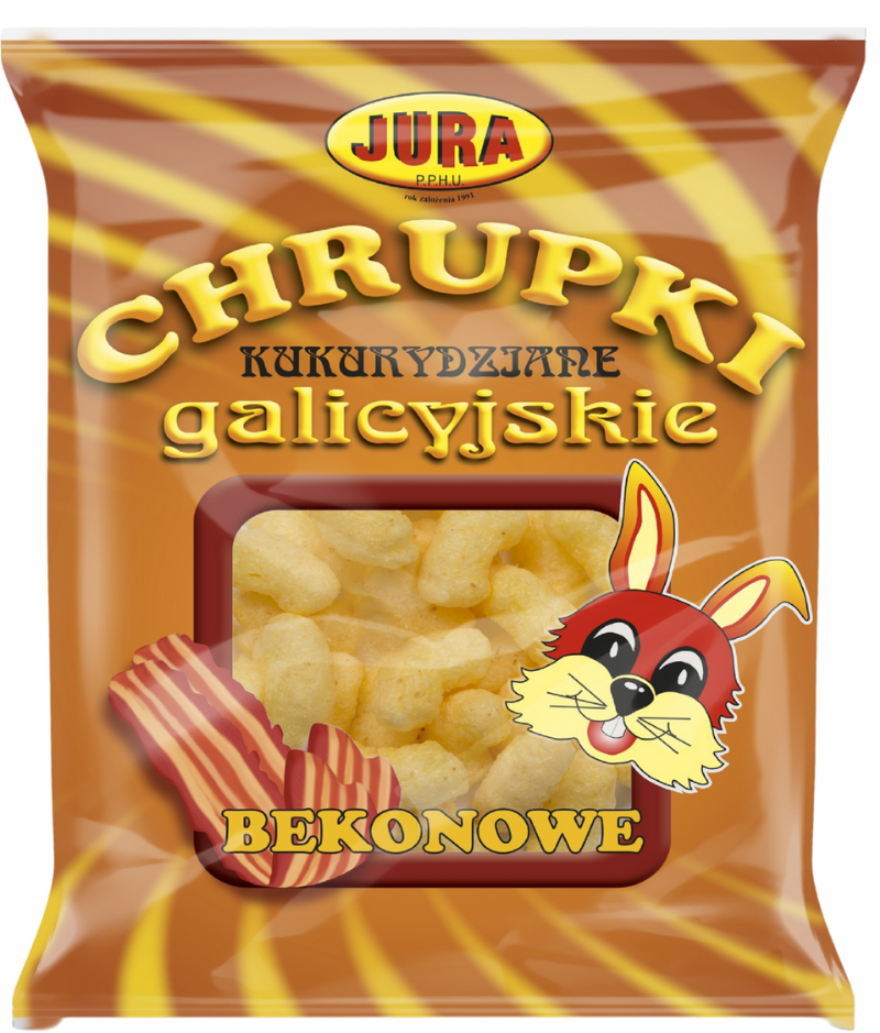 Chrupki kukurydziane „Galicyjskie” o smaku bekonowym 100g