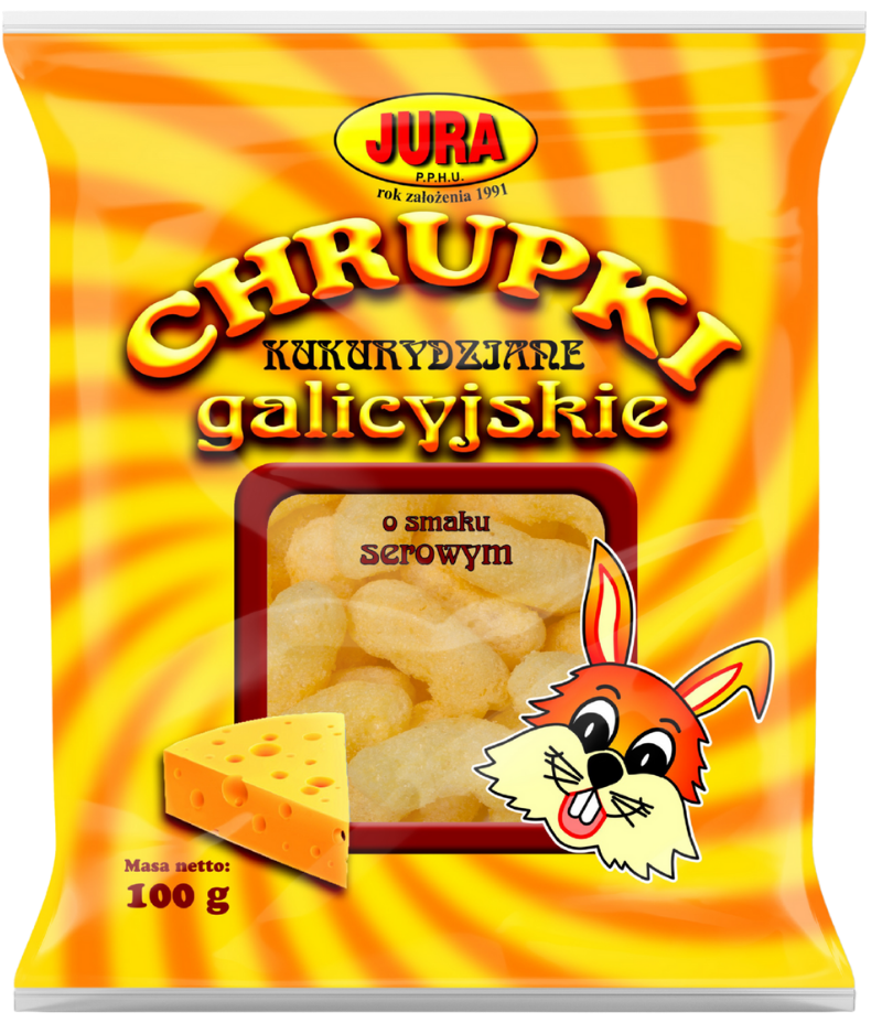 Chrupki kukurydziane „Galicyjskie” o smaku serowym 100g