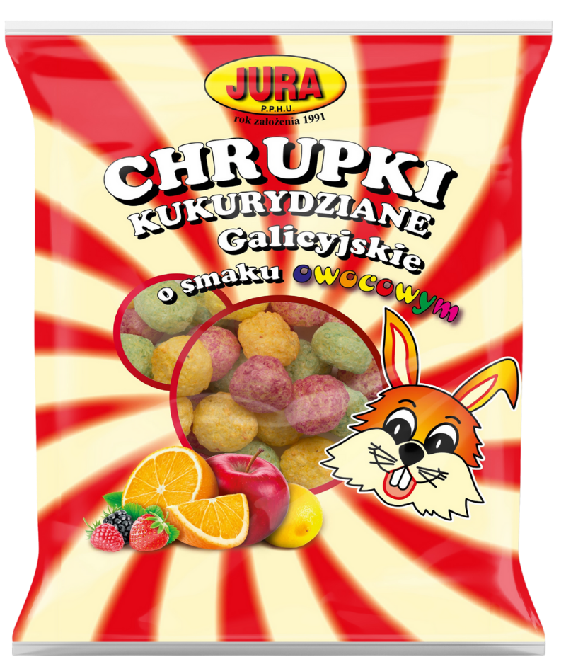 Chrupki kukurydziane „Galicyjskie” o smaku owocowym 85g